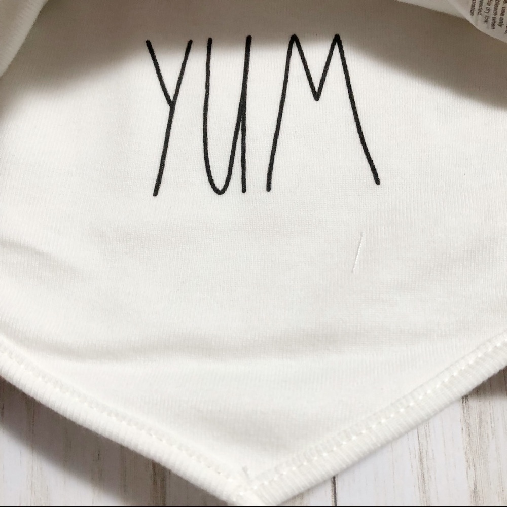 NEW Rae Dunn Onesies & Bib Set with Bonus Gift Bag - Picture 8 of 8